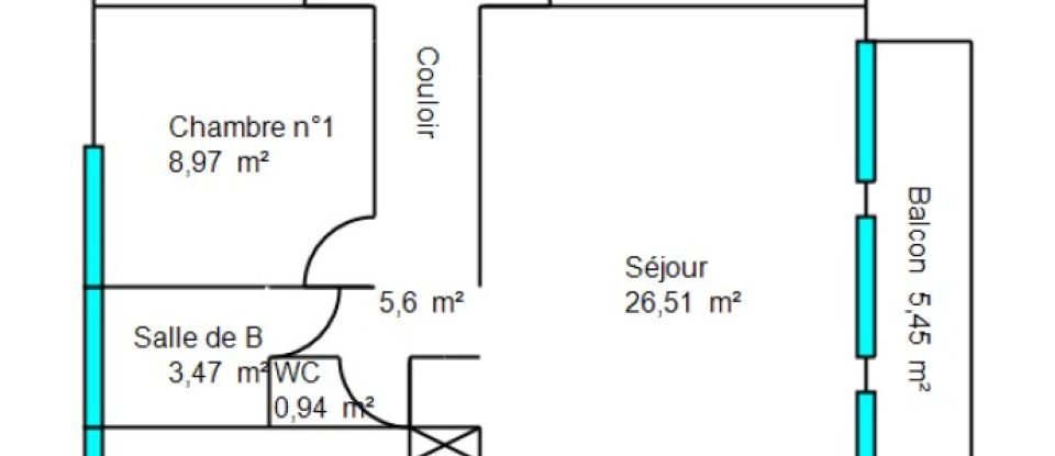 Appartement 4 pièces de 77 m² à Tassin-la-Demi-Lune (69160)