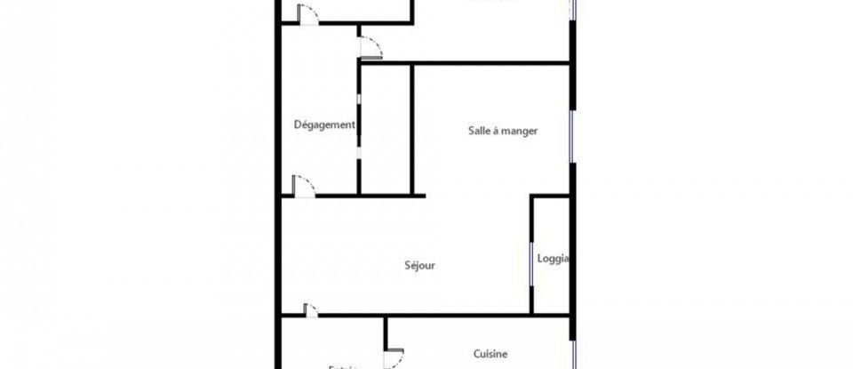 Apartment 3 rooms of 59 m² in Bourg-la-Reine (92340)