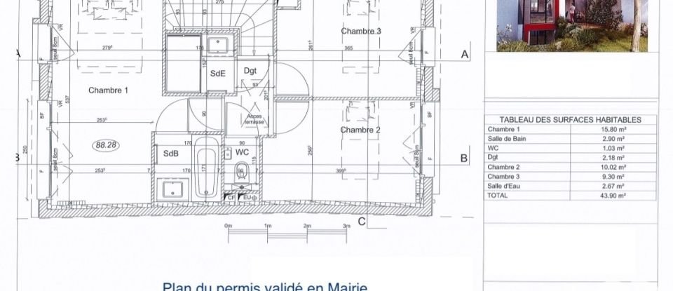 Land of 115 m² in Bagnolet (93170)