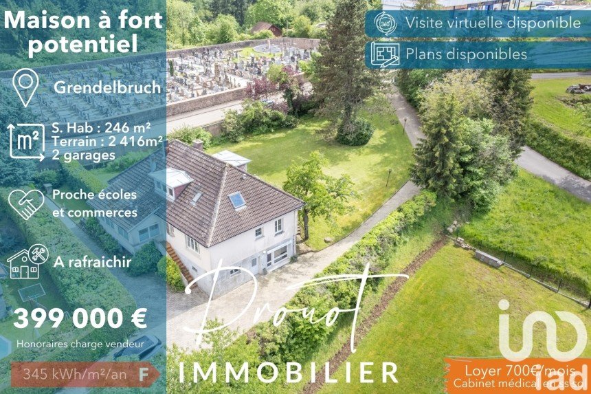 Maison 8 pièces de 246 m² à Grendelbruch (67190)