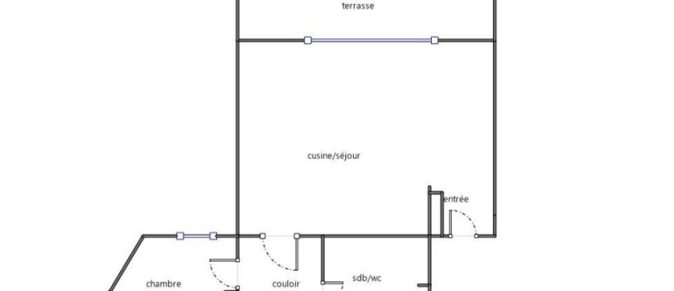 Appartement 2 pièces de 45 m² à Marseille (13008)