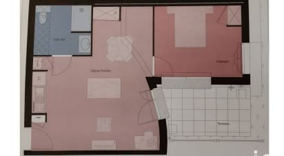 Appartement 2 pièces de 48 m² à Rennes (35000)