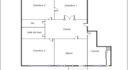 Appartement 4 pièces de 87 m² à Sarreguemines (57200)