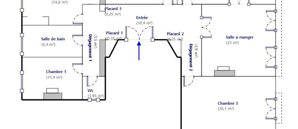 Appartement 5 pièces de 145 m² à Marseille (13001)