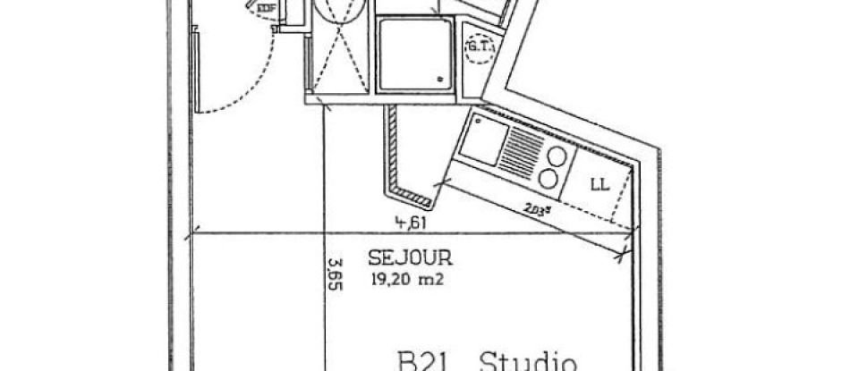 Studio 1 pièce de 25 m² à Saint-Brieuc (22000)