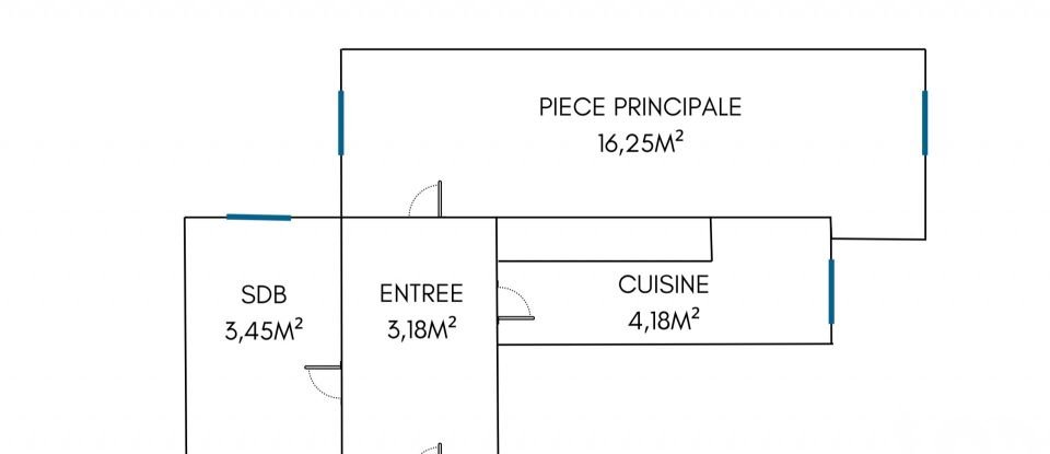 Studio 1 pièce de 27 m² à Fontenay-sous-Bois (94120)