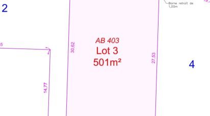 Terrain de 501 m² à Seilh (31840)