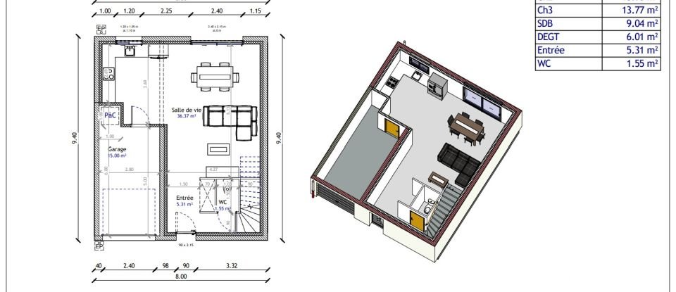 Terrain de 471 m² à Kemplich (57920)