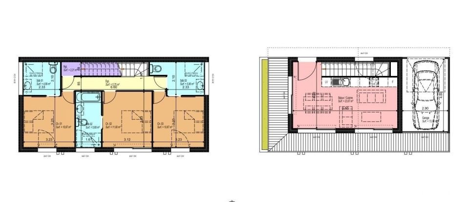 House 4 rooms of 80 m² in Brens (01300)