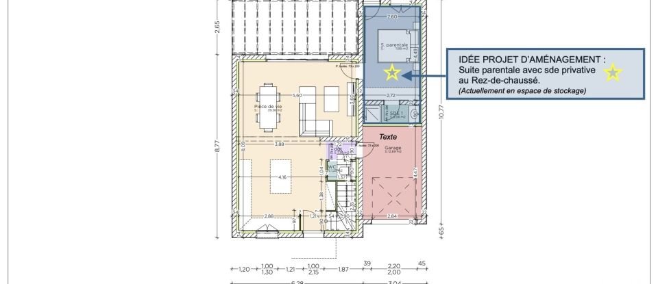 House 4 rooms of 96 m² in Saintes (17100)