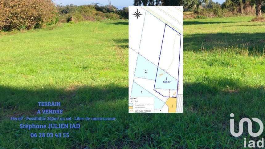 Terrain de 564 m² à Sarzeau (56370)