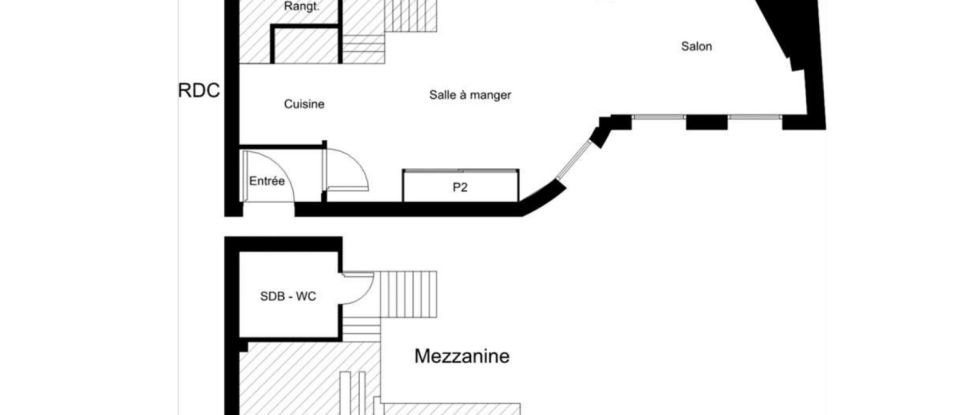 Studio 1 pièce de 35 m² à Paris (75005)