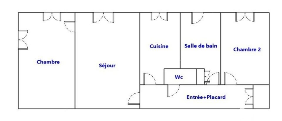 Apartment 3 rooms of 57 m² in Clamart (92140)