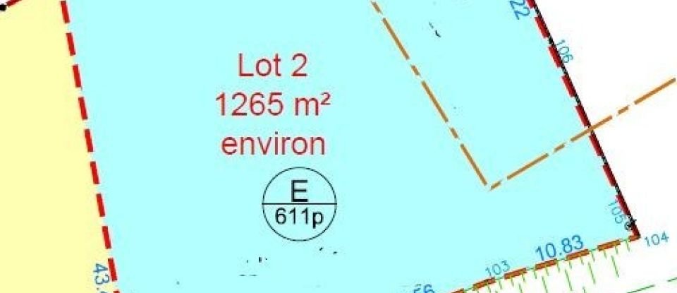 Terrain de 1 265 m² à Naucelle (12800)