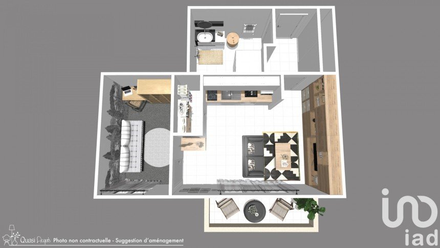 Studio 1 pièce de 38 m² à Pau (64000)