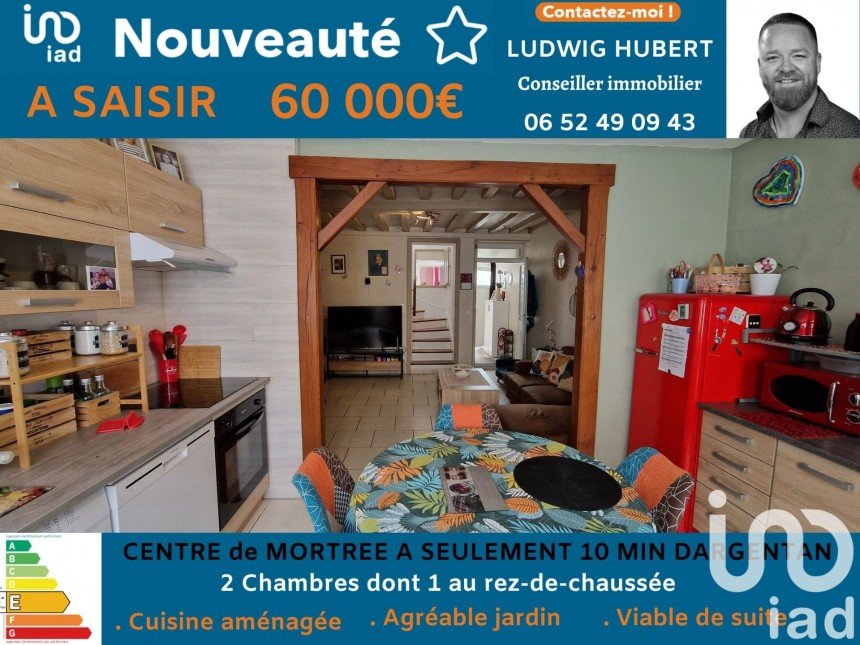 Maison traditionnelle 5 pièces de 65 m² à Mortrée (61570)