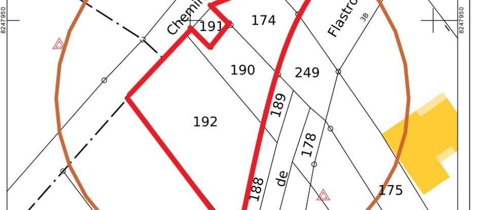 Land of 942 m² in Flastroff (57320)