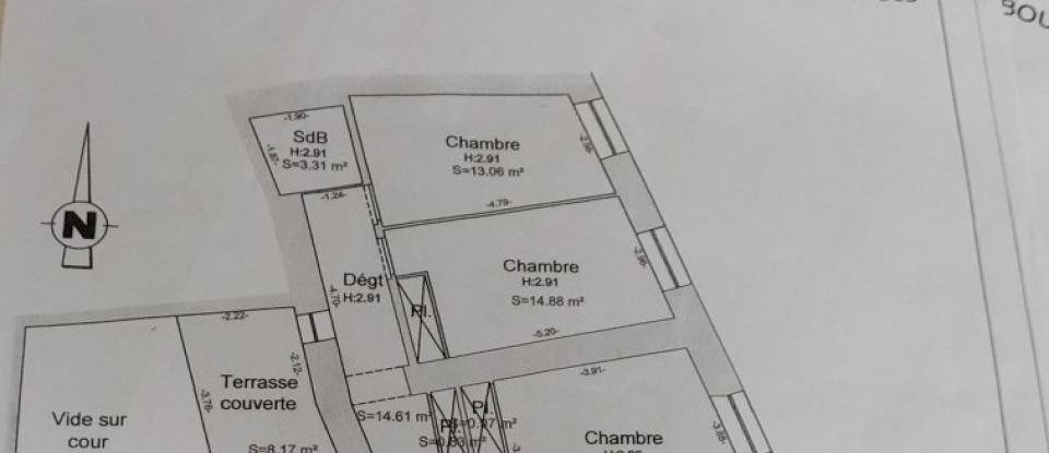 Town house 8 rooms of 212 m² in Bourg-Saint-Andéol (07700)