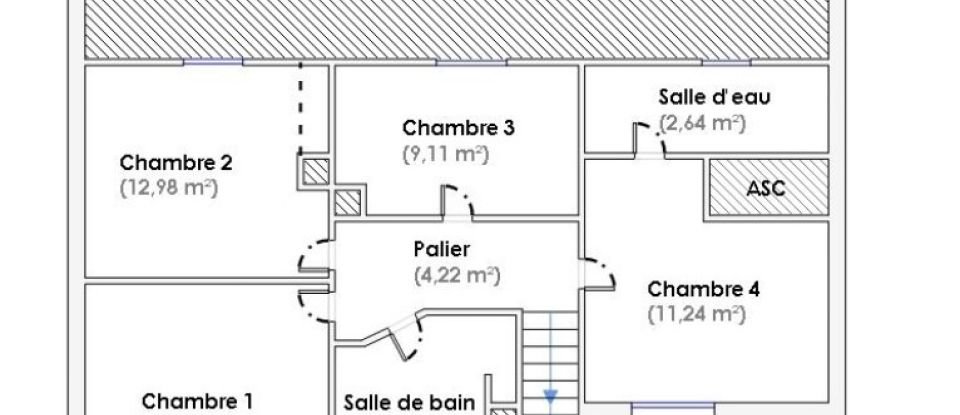 Maison de ville 5 pièces de 96 m² à La Roche-sur-Yon (85000)