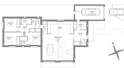 Maison d’architecte 5 pièces de 141 m² à Savigné-sur-Lathan (37340)