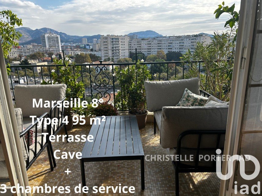 Apartment 4 rooms of 95 m² in Marseille (13008)