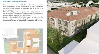 Commercial walls of 101 m² in Sanary-sur-Mer (83110)