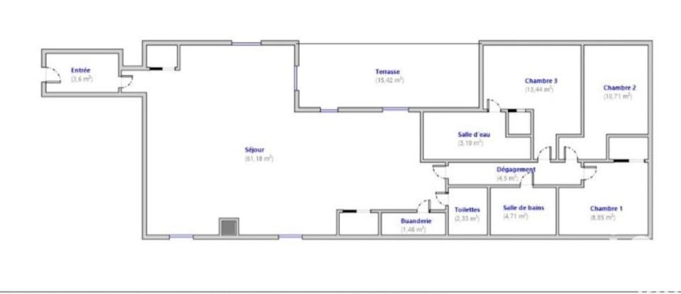 Apartment 5 rooms of 113 m² in Choisy-le-Roi (94600)