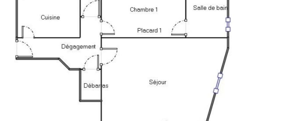 Appartement 2 pièces de 52 m² à Pau (64000)