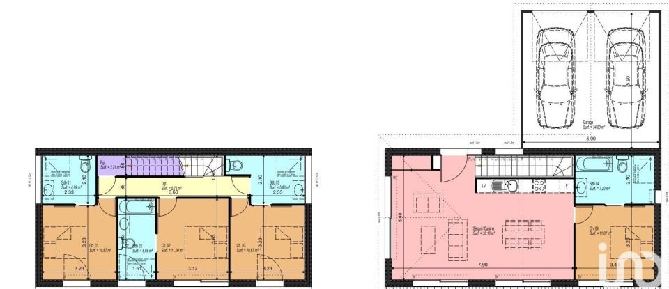 House 5 rooms of 113 m² in Brens (01300)