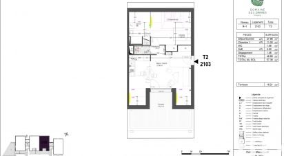 Appartement 2 pièces de 47 m² à Coupvray (77700)