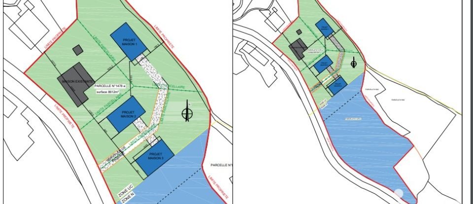 Terrain de 3 500 m² à Castillon (06500)