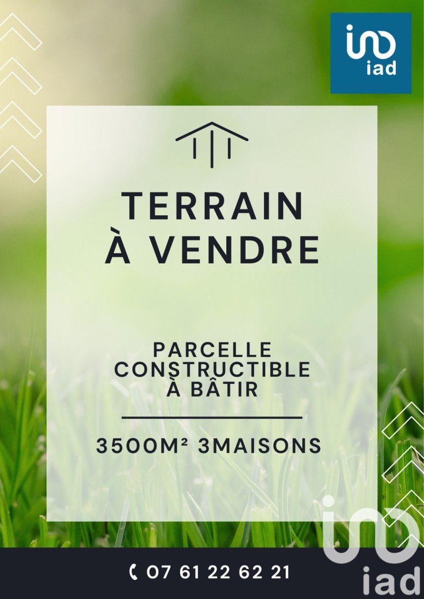 Terrain de 3 500 m² à Castillon (06500)