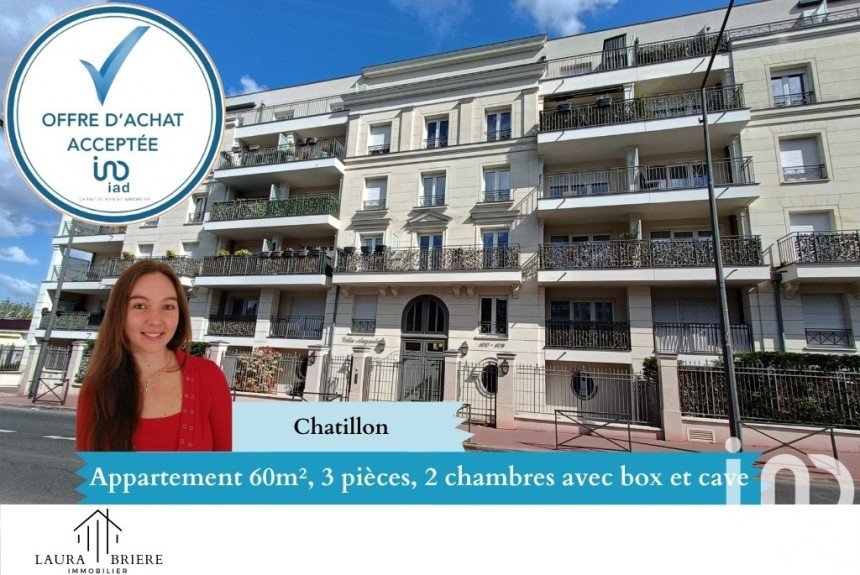 Apartment 3 rooms of 60 m² in Clamart (92140)