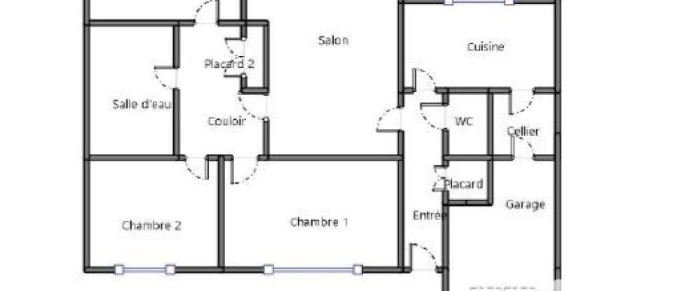 Maison traditionnelle 4 pièces de 88 m² à Ploufragan (22440)