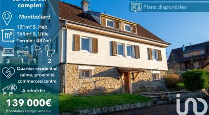 House 7 rooms of 121 m² in Montbéliard (25200)