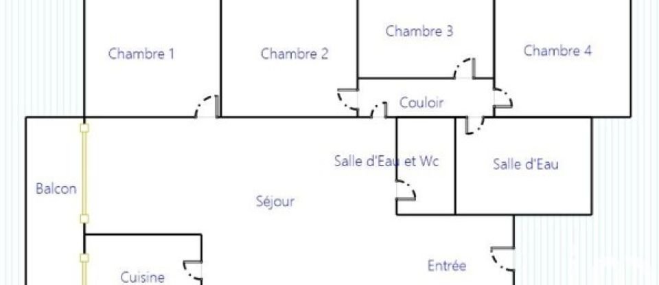 Apartment 5 rooms of 85 m² in Aubervilliers (93300)