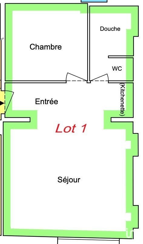 Offices of 37 m² in Reims (51100)