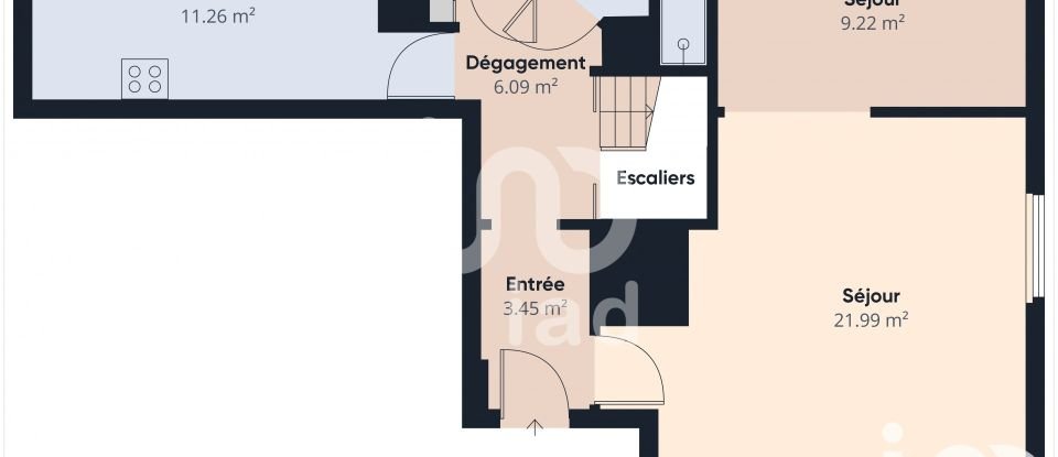 Appartement 4 pièces de 103 m² à Melun (77000)