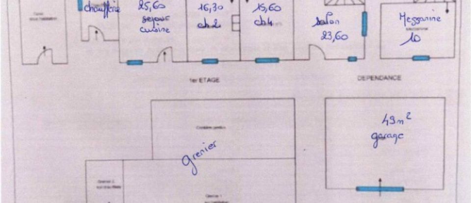 Longère 6 pièces de 130 m² à Reignac-sur-Indre (37310)