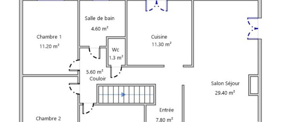 Maison 5 pièces de 94 m² à Diebling (57980)