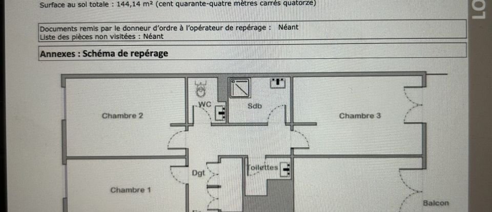 Apartment 5 rooms of 107 m² in Versailles (78000)