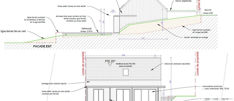 Terrain de 1 540 m² à Plouhinec (29780)