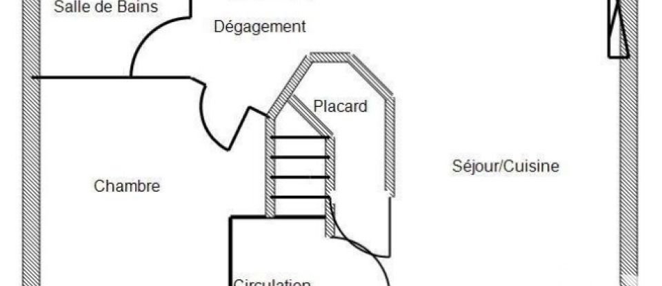 Appartement 2 pièces de 29 m² à Poitiers (86000)