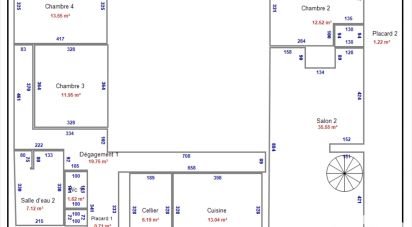 Maison traditionnelle 7 pièces de 185 m² à Cussac (87150)