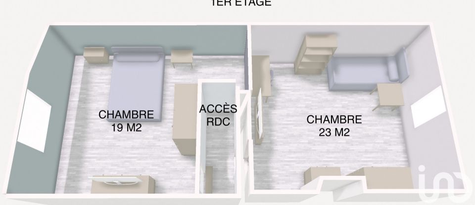 House 3 rooms of 101 m² in Prix-lès-Mézières (08000)