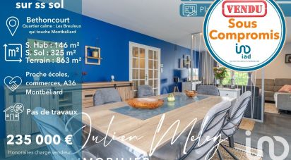 Maison 9 pièces de 146 m² à Bethoncourt (25200)