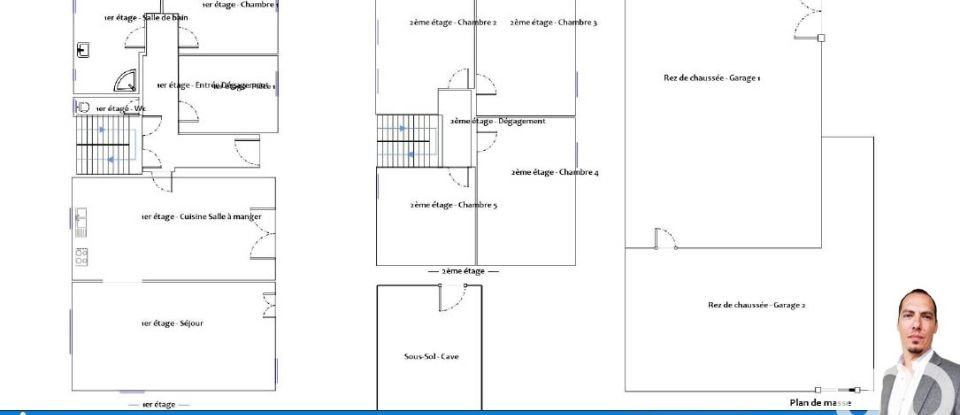 Maison 6 pièces de 183 m² à Têche (38470)