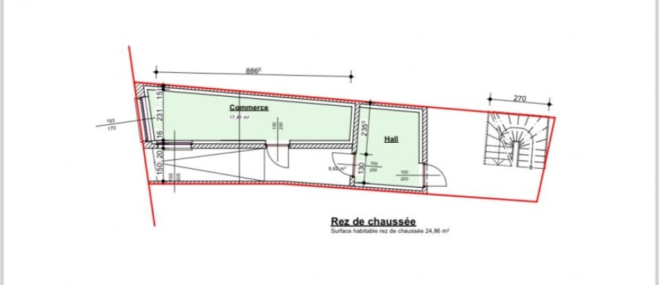 Immeuble de 115 m² à Saverne (67700)