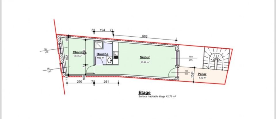 Immeuble de 115 m² à Saverne (67700)