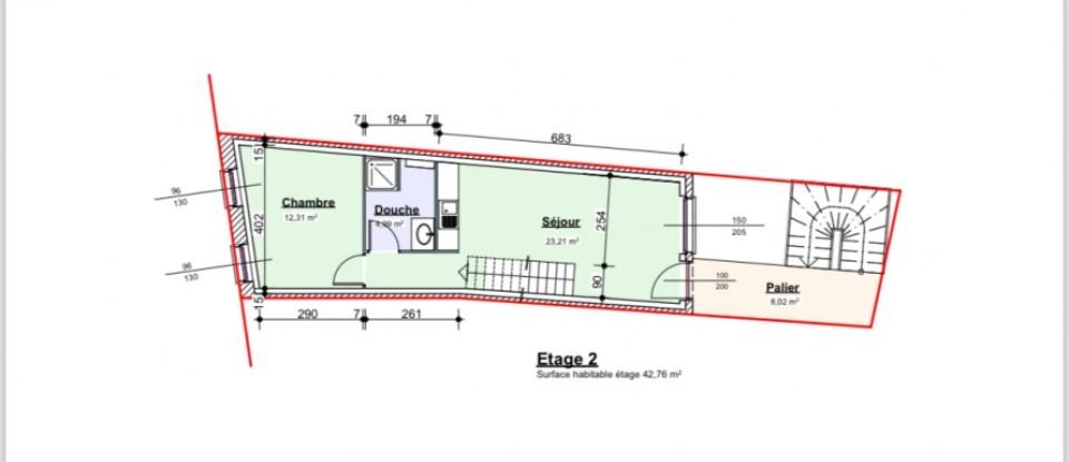 Immeuble de 115 m² à Saverne (67700)